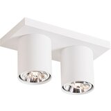 QAZQA Moderni stropni reflektor bel 2-light - Tubo Cene