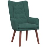 vidaXL Op relax stolica Tamnozelena baršun | shoptok.hr