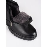 Shelvt Men's black winter insulated boots | shoptok.hr