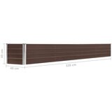  Visoka greda pocinkano jeklo 320x40x45 cm rjava, (20618764) | Shoptok.si