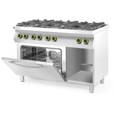 Hendi Gasni šporet 6 plamenika sa konvekcionom rernom GN 1/1, Kitchen Line, 230V/3000W, 28,5kW, 1200x722x(H)900mm | Eponuda.com