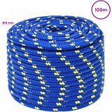  Višenamjensko pomoćno uže 14 mm 100 m Plava PP | shoptok.hr
