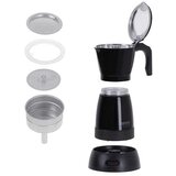 Camry Bela Električna Moka Kafetiera 300ML CR4415B črna | Shoptok.si