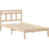  Krevetna konstrukcija Smeđa 160 cm x 200 cm Masivna borovina | shoptok.hr