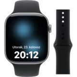 Apple Watch Series 11 GPS + Cellular 46mm Space Grey Aluminium Case with Black Sport Band - M/L, (5000011466) | Shoptok.si