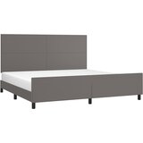  Okvir za krevet s uzglavljem sivi 200x200 cm od umjetne kože | shoptok.hr