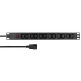 Logilink pdu 12 x c13, konektor c14, prenaponska zaštita ( 6692 ) Cene