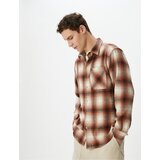 Koton Lumberjack Shirt Pocket Detailed Classic Collar Long Sleeve | ePonuda.com