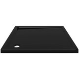 vidaXL Četvrtasta tuš-kada ABS crna 80 x 80 cm | shoptok.hr