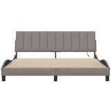  Posteljni okvir brez vzmetnice taupe 180x200 cm blago | Shoptok.si