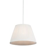 QAZQA Retro viseča kremna svetilka 45 cm - Plisse Cene