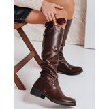 DStreet Kozaki damskie brązowe | shoptok.hr