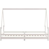  Za dječji krevet bijeli 80 x 200 cm od masivne borovine | shoptok.hr