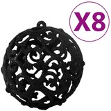  Set od 100 božićnih kuglica crni | shoptok.hr