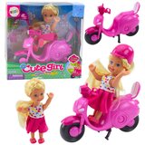Mini set za lutke Kaciga za lutku s romobilom, ružičasta Cijene