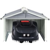 vidaXL spremište za robotsku kosilicu 92 x 97 x 63 cm čelično sivo | shoptok.hr