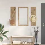 vidaXL Nadwyčajna obešalnik za plašče artisan hrast 96 x 1.5 x 90 cm u