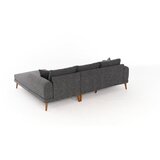 Atelier Del Sofa ugaona garnitura seren right anthracite | ePonuda.com