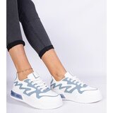 D/CEO marka niezdefiniowana Blue women's sneakers with denim accents Lasata | ePonuda.com