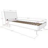 Vipack Bijeli krevet od masivne bukve s podnicom 90x200 cm Forrest – | shoptok.hr