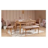 Hanah home trpezarijska stolica vina sandalye atlantic stone | ePonuda.com