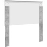  Uzglavlje s uzglavljem Betonski sivi 100 cm Konstruirano drvo | shoptok.hr