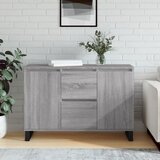 vidaXL Komoda sivog hrasta sonome 104x35x70 cm od konstruiranog drva Cijene