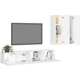  Komplet TV omaric 4-delni bela iverna plošča, (20914422) | Shoptok.si