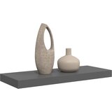  Plutajuća zidna polica visoki sjaj siva 60 x 23,5 x 3,8 cm MDF | shoptok.hr