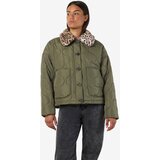 Noisy May Prijelazna jakna 'NMHOLLY' bež / čokolada / maslinasta / bijela | shoptok.hr