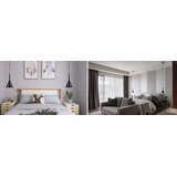 Toolight Stropna svjetiljka Largo Grey | shoptok.hr