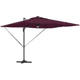 Roma Suncobran Crvena 286 x 284 x 270 cm Aluminij i poliester | shoptok.hr
