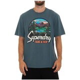 Superdry Majice s kratkimi rokavi - Modra | Shoptok.si
