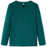  Dječja majica dugih rukava tamnozelena 104 | shoptok.hr