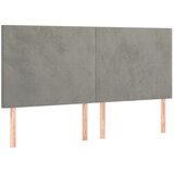  box spring s madracem LED svjetlosivi 180x200 cm baršun | shoptok.hr
