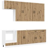  Kuhinjska jedinica PORTO 8 pcs Hrast artisan Konstruirano drvo | Eponuda.com