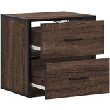 vidaXL Stenska nočna omarica rjavi hrast 40x31x39,5 cm | Shoptok.si