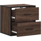 vidaXL Zidni noćni ormarić smeđi hrast 40x31x39,5 cm | shoptok.hr