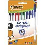 Bic Kemični svinčnik Cristal Original, sortirano, kartonska škatla 10 kom, (21655536) | Shoptok.si