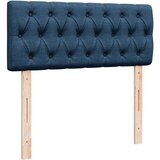 vidaXL Box spring postelja z vzmetnico modra 120x190 cm blago, (21309089) | Shoptok.si