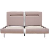  Posteljni okvir LED kapučino umetno usnje 120x200 cm | Shoptok.si