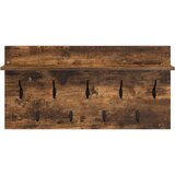  Vješalica za kapute na zidu Dimljeni hrast 80 x 40 x 12 cm | shoptok.hr