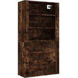  Visoka omara dimljen hrast inženirski les, (20654255) | Shoptok.si