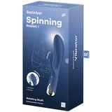 Satisfyer Vibes Vibrator Rabbit Satisfyer Spinning Rabbit 1 Blue | Shoptok.si