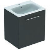 Geberit toaletni ormarić SELNOVA SQUARE 60, komplet, lava, mat 1 vrata | ePonuda.com