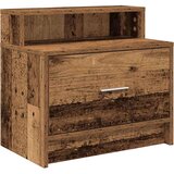 vidaXL Nočne omarice s predalom 2 kosa starinski les 51x31x47 cm | Shoptok.si