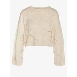 Noisy May Cream Dash Sweater June - Women