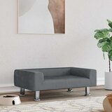  Krevet za pse tamnosivi 70x45x26,5 cm baršunasti | shoptok.hr