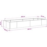  Zid za zadržavanje 8 kom. 300 x 100 x 30 cm Čelik | shoptok.hr