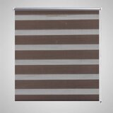vidaXL Črtasti Zebra Rolo / Senčilo velikost 60 x 120 cm Kavna barva Cene